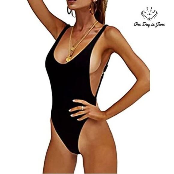 Prettygarden U Neck One Piece Swimsuit Size L - Picture 1 of 4